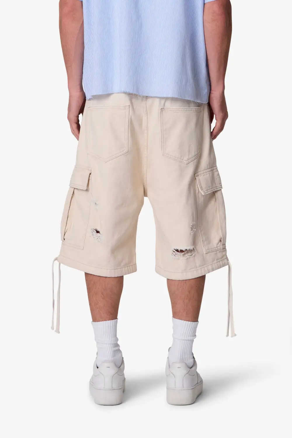 Weathered Baggy Cargo Shorts