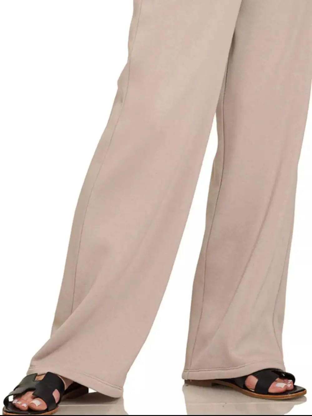 Drawstring Pocketed Fleece Sweatpants
