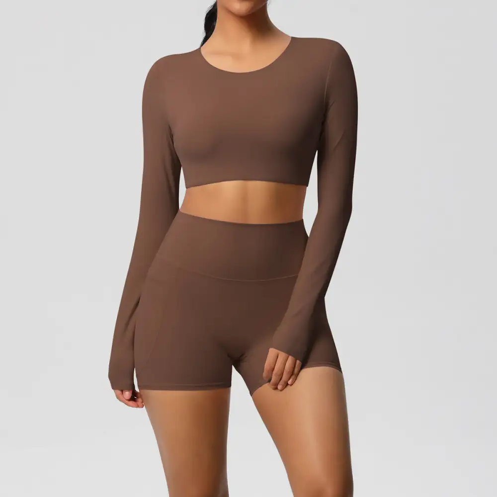 Brushed High-Waist Bra Active Set