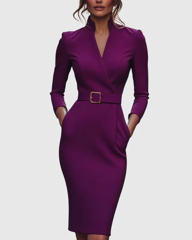 Refined Midi Dress