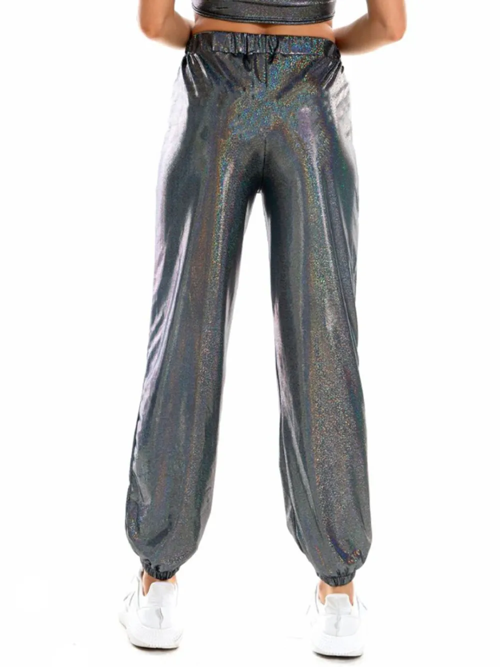 Casual High Waist Pocket Detail Pants