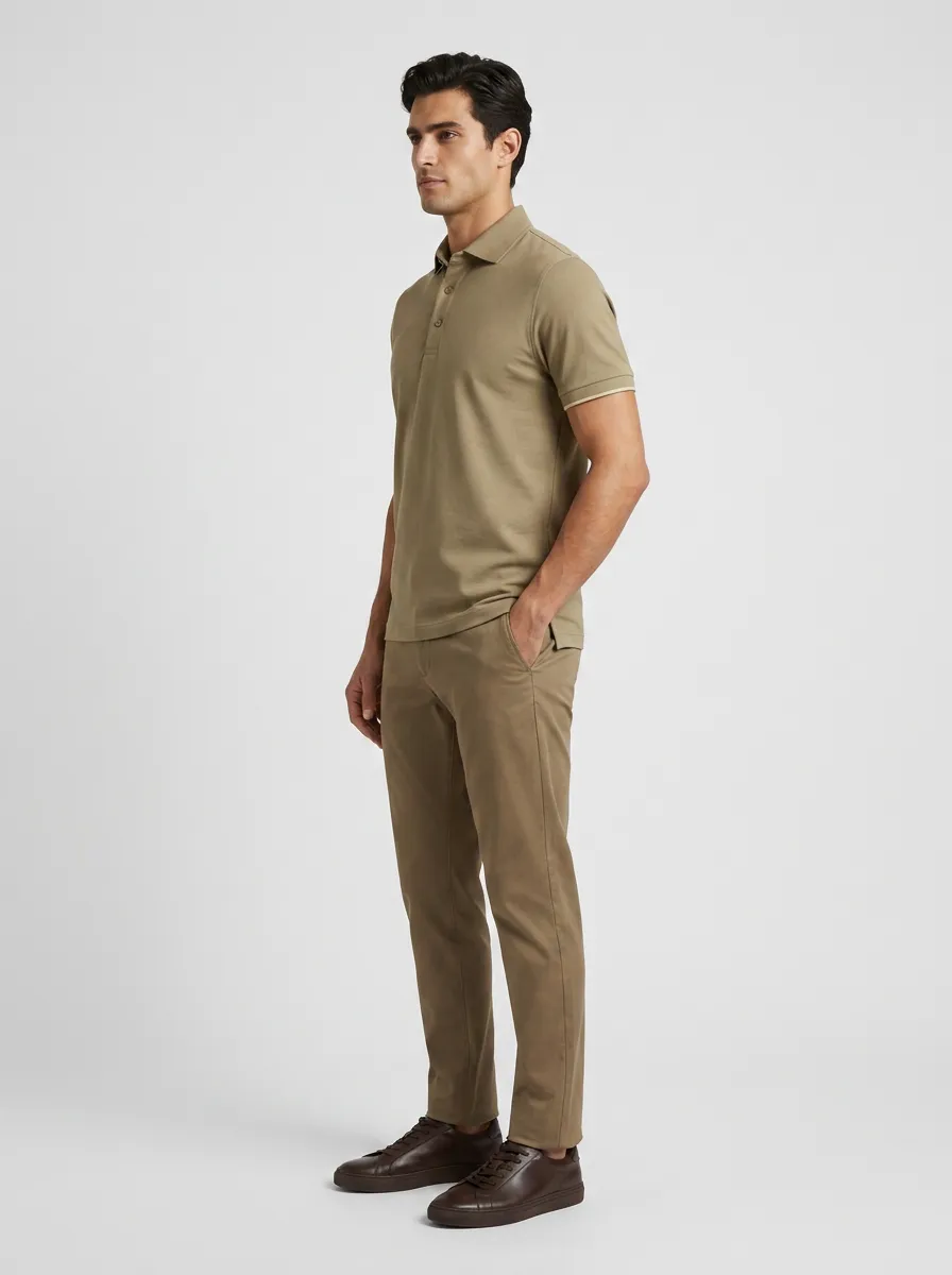 Classic Outdoor-Look Men's Polo Shirt