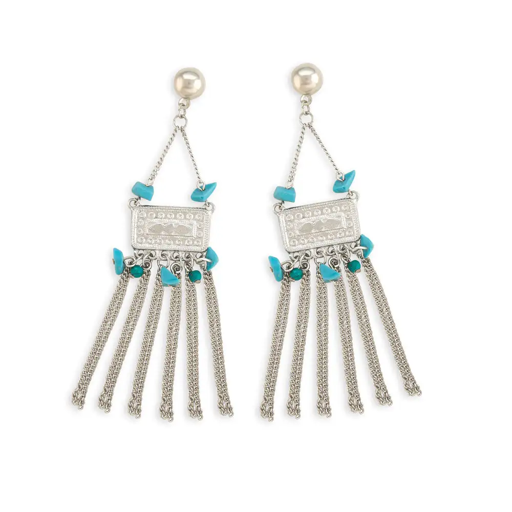 Contemporary Decorative Artful Statement Earrings