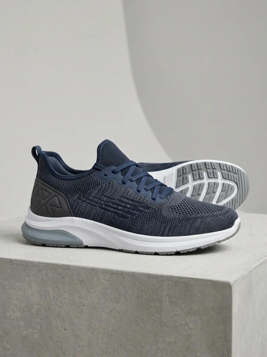 Functional Geometric Graphic Lifestyle Look Men's Running Shoes