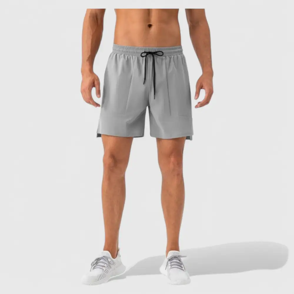 Drawstring Elastic-Waist Quick-Dry Lightweight Men's Athletic Shorts