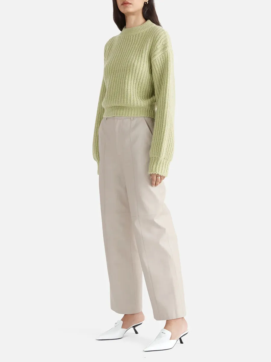 OPEN BACK KNIT SWEATER