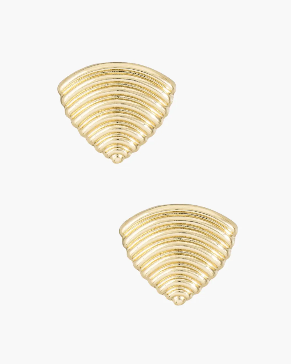 Fan Stud Earrings