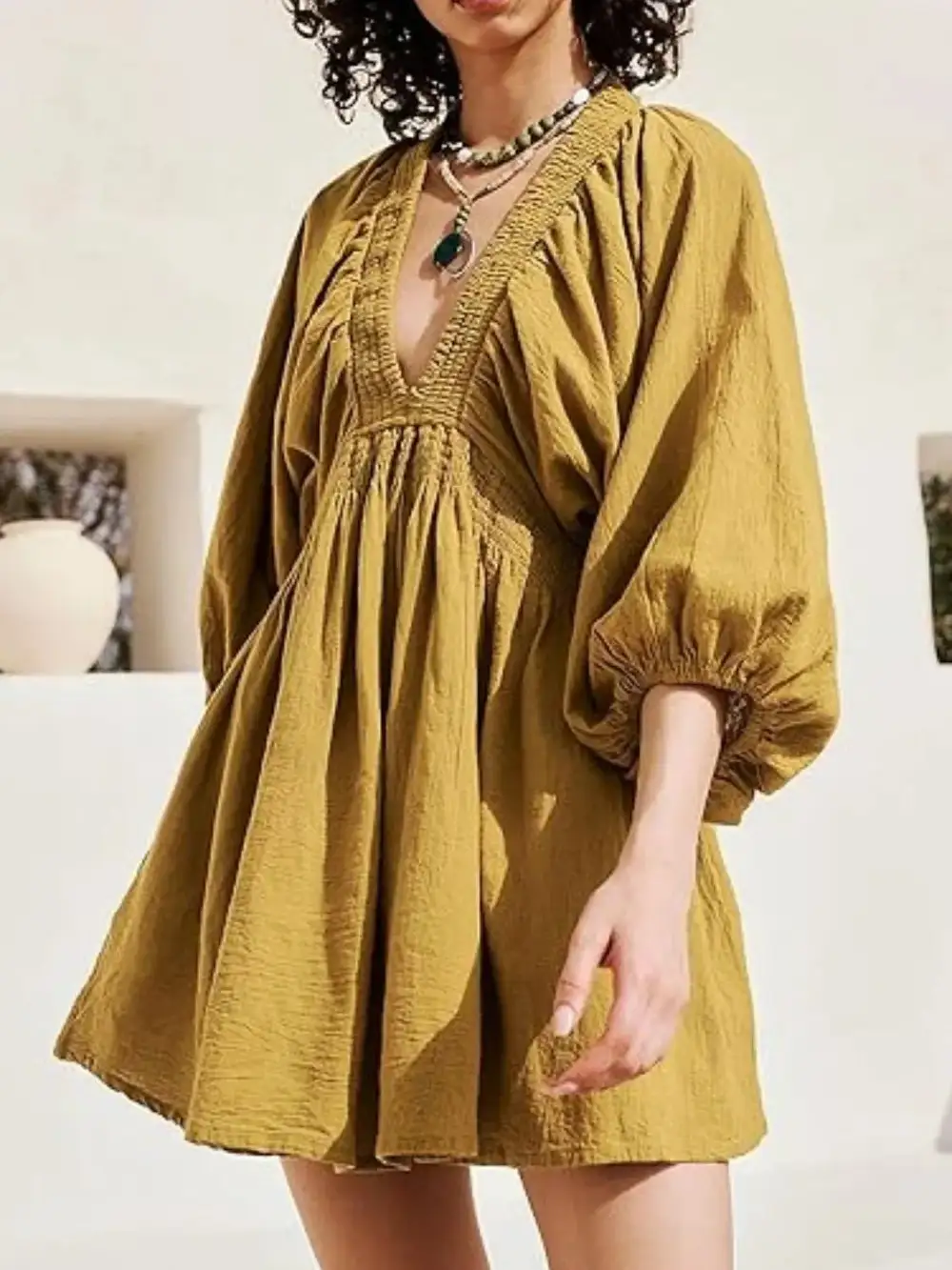 Soft Mini A-Line Dress