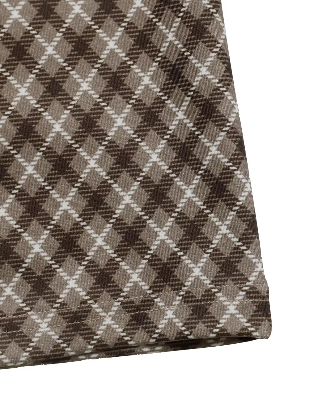 Relaxed Plaid High Waist Wide Leg Pants