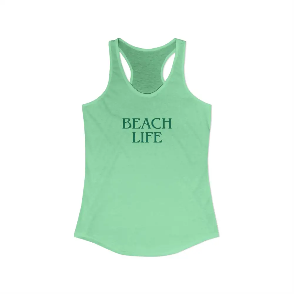 Beach Life Graphic Racerback Tank