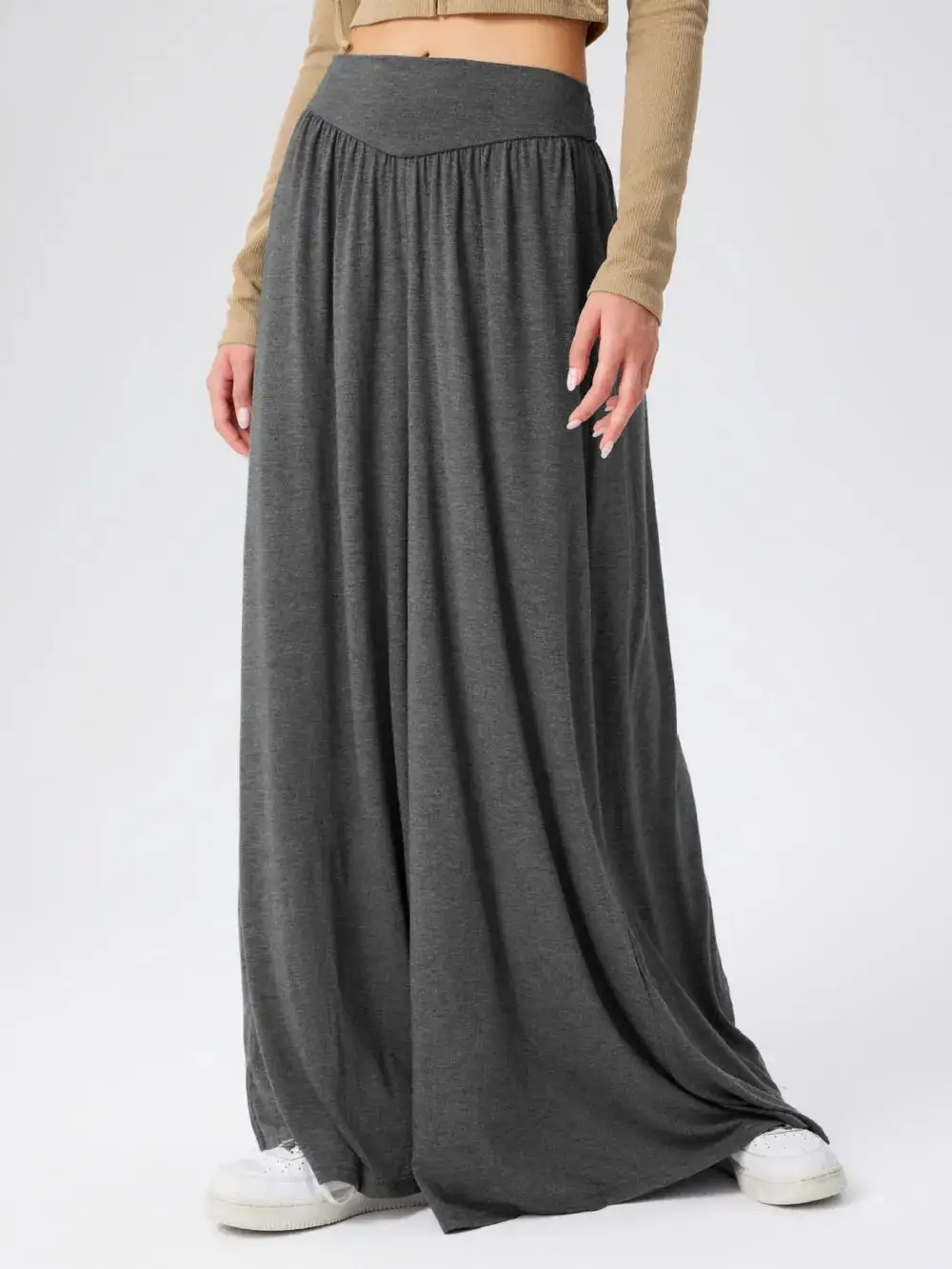 Flowy High Waist Wide Leg Pants
