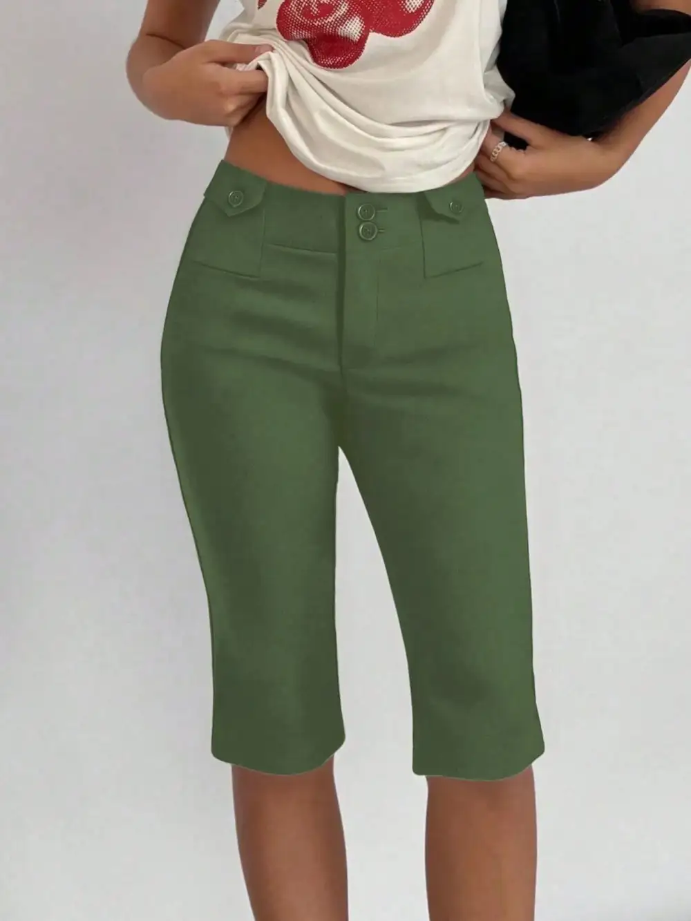 High-Waisted Shorts