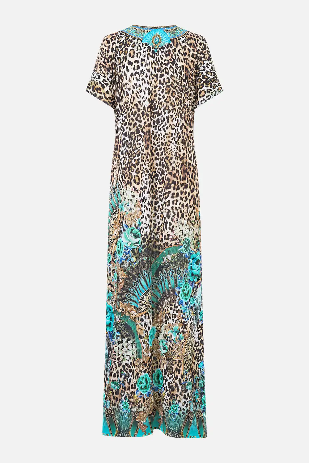 Front Split Beach Maxi Dress with Chain