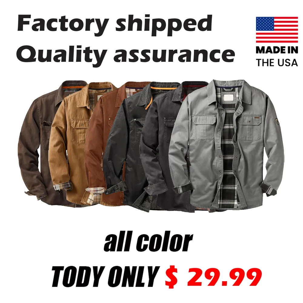 🧥 Whitetails Men's Flannel Lined Shirt Jacket – Rugged Warmth Meets Timeless Style. ⚡ Limited-Time Offer – 50% OFF