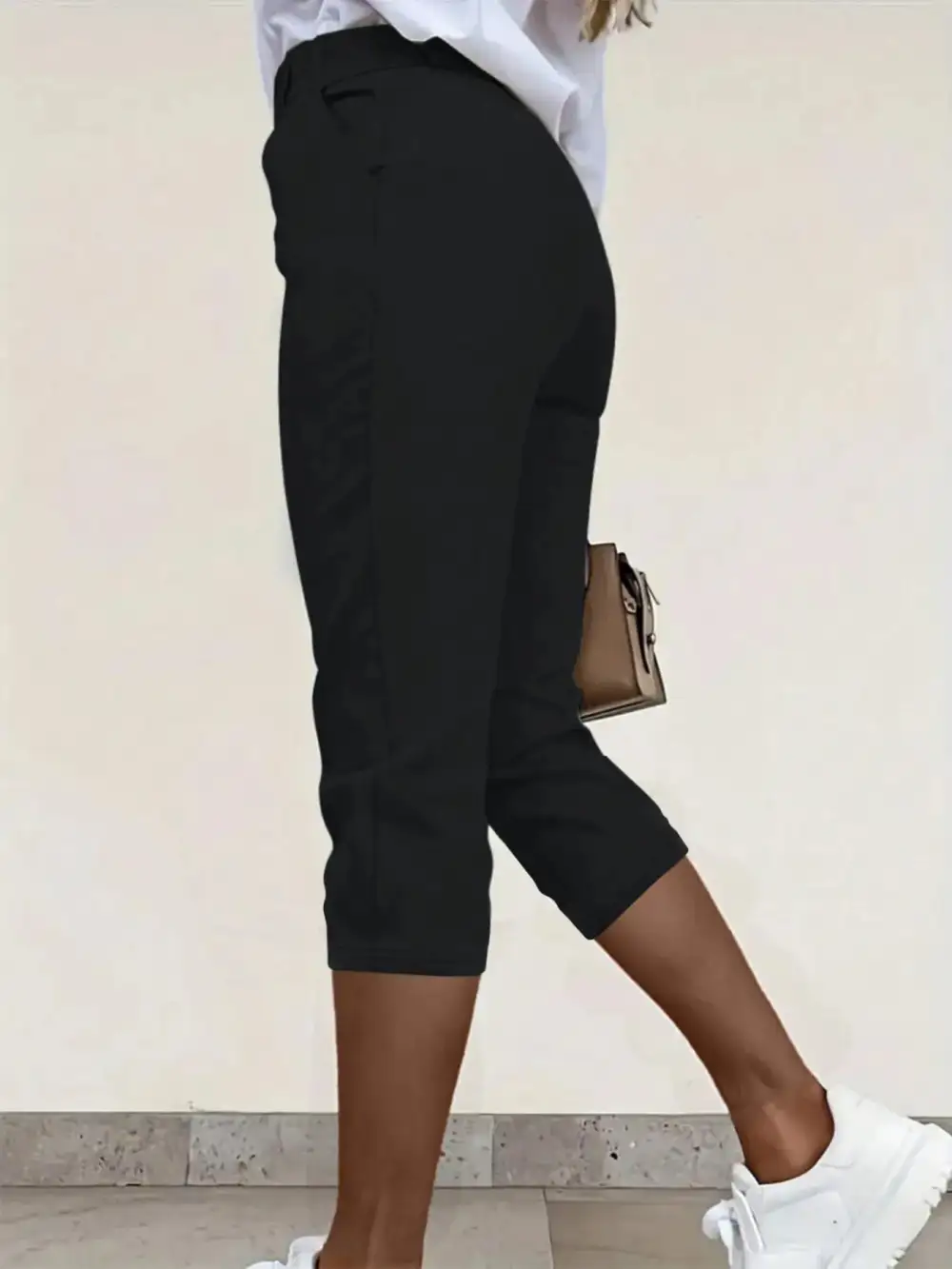 Pleated Detail Pocket Pants