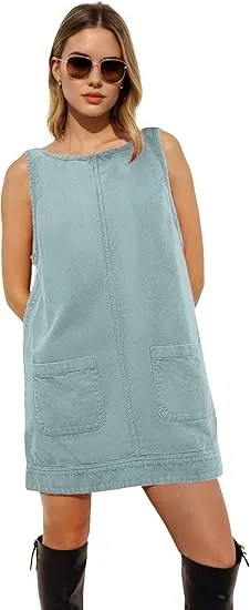 👗 Women’s Corduroy Overalls Dress – Soft, Cute & Effortlessly Stylish