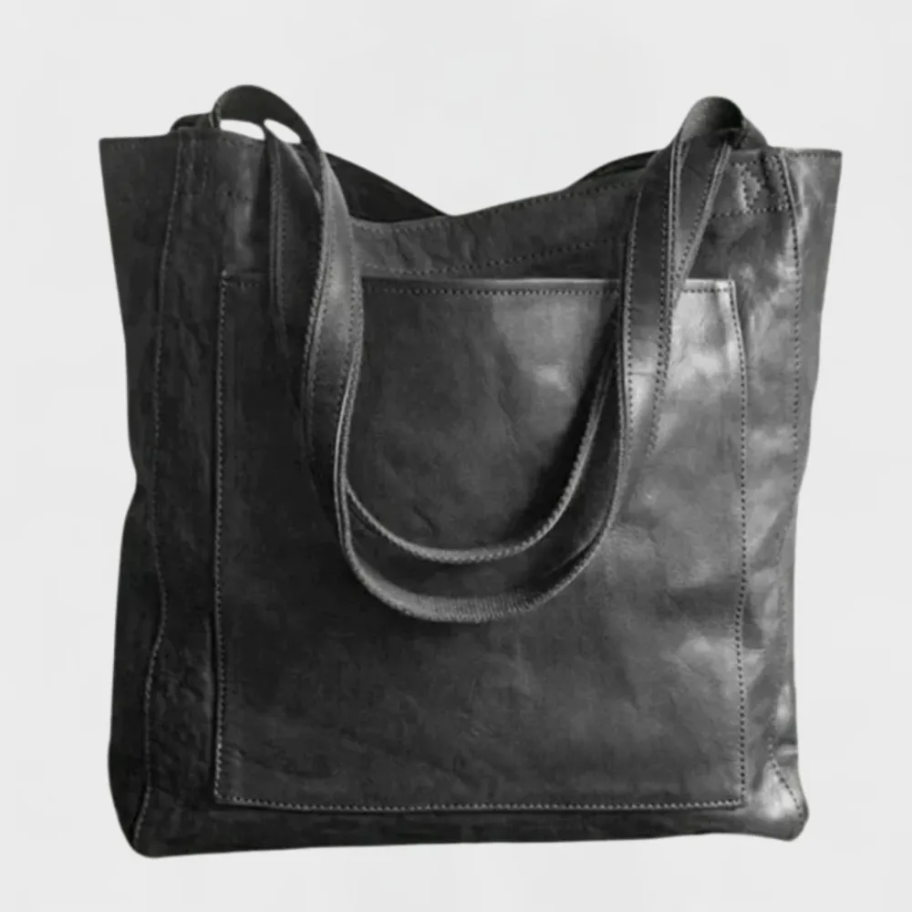 Pebbled Leather Handbag