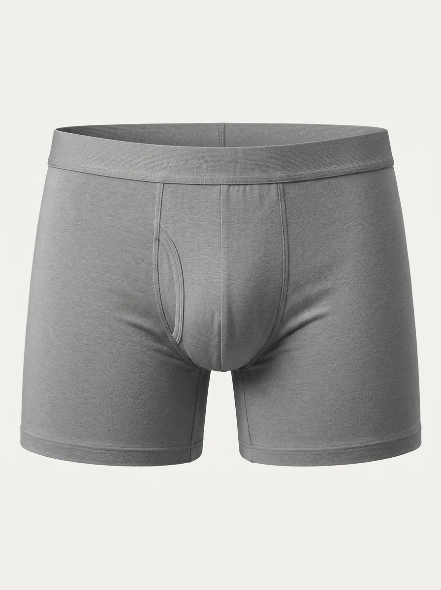 Men's Elastic Waistband Minimalist Design 3-Pack Boxer Briefs
