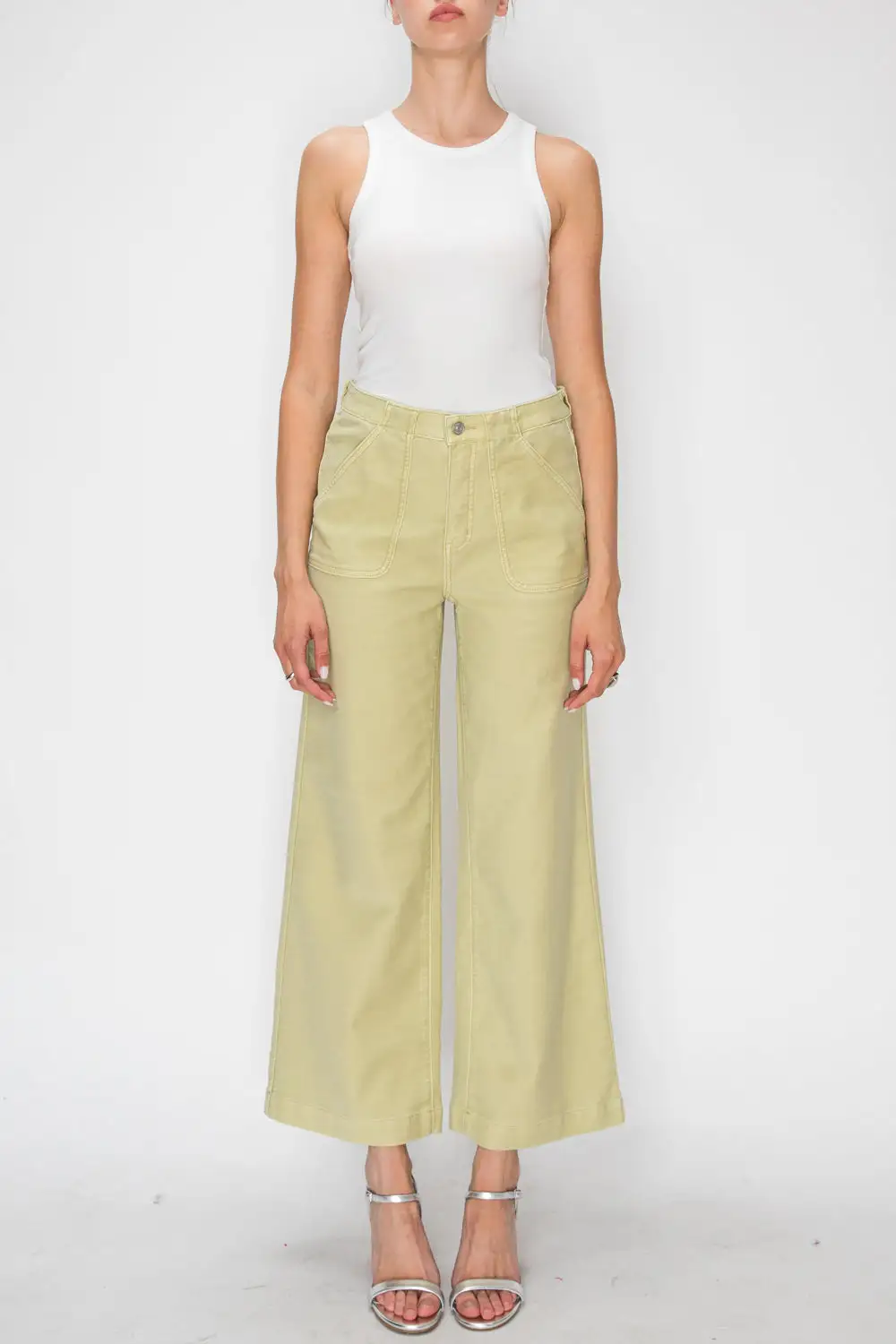 Easygoing High Rise Wide Leg Relaxed Denim Jeans