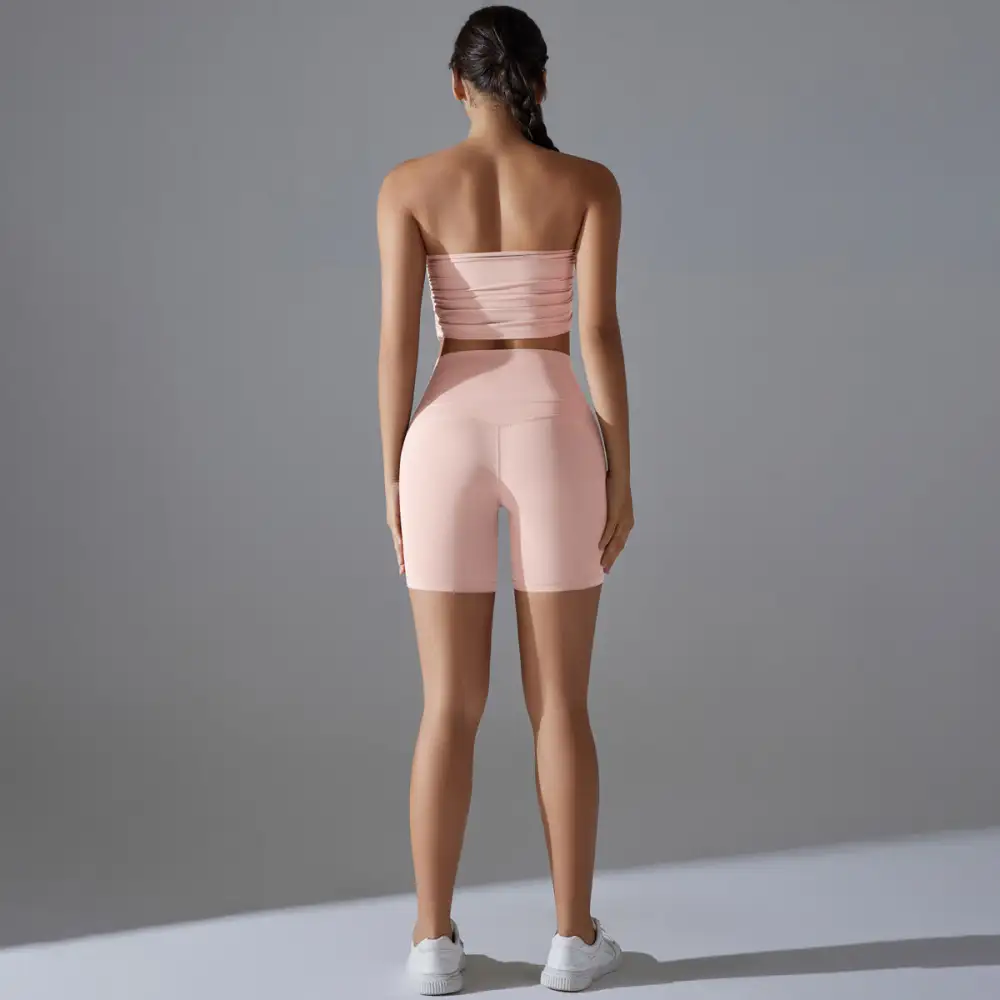 Quick-Dry Sleeveless Two-Piece Shorts Active Set