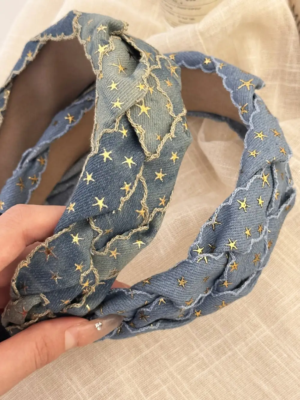 Wide Braided Hair Headband