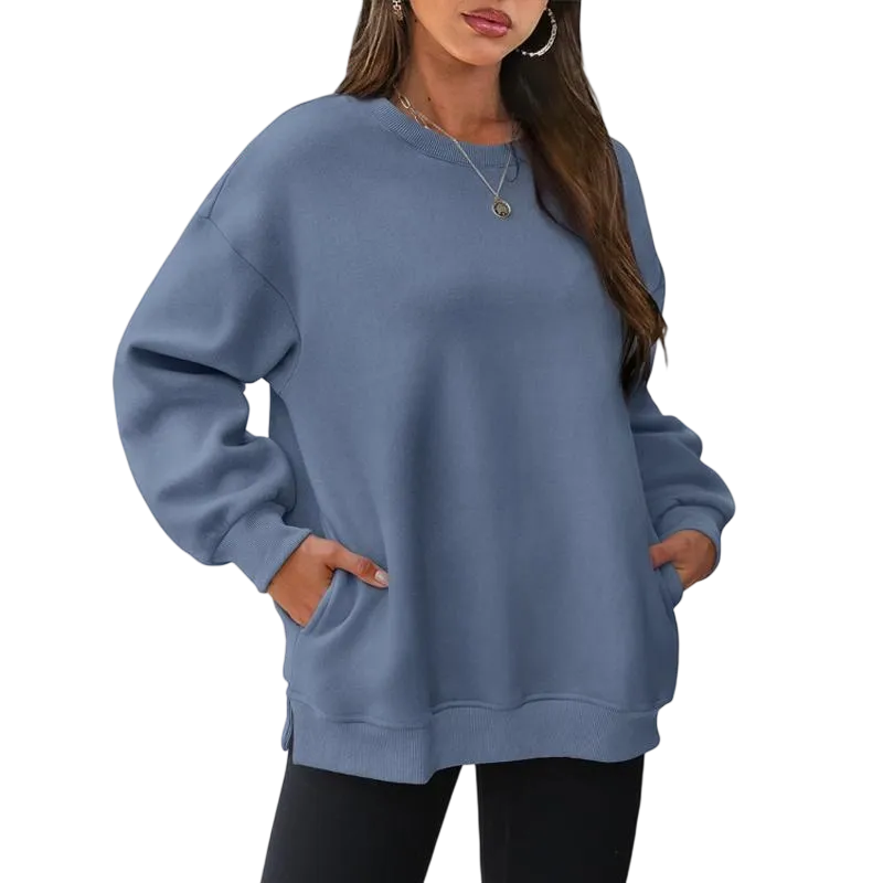 Womens Oversized Sweatshirts Crewneck Long Sleeve