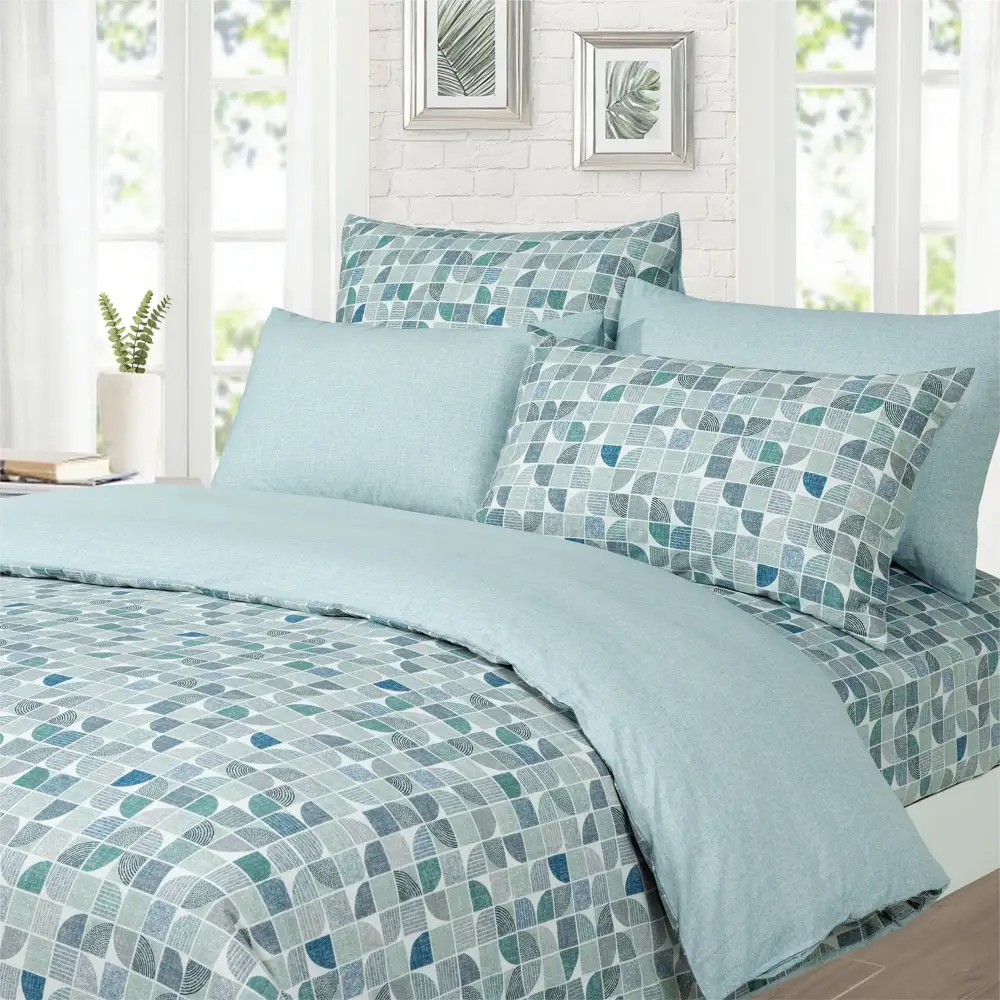 Calm Cotton Printed Coordinated Bedding Collection