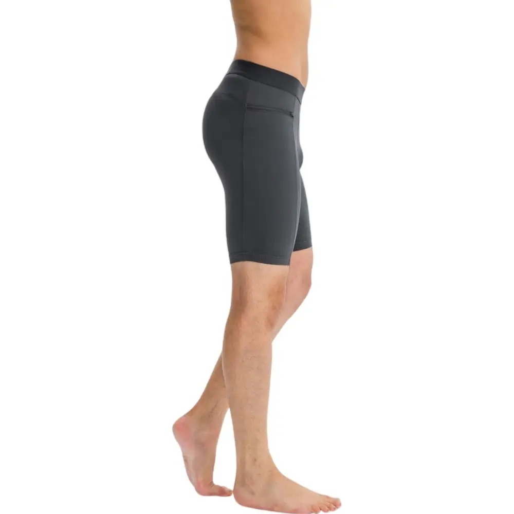 Compression Side-Pocket Stretch Men's Biker Shorts