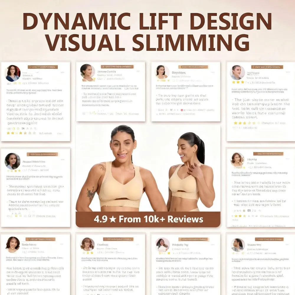 🔥Women's Beige Wireless Bra-🔥9-Pack - All Colors Included