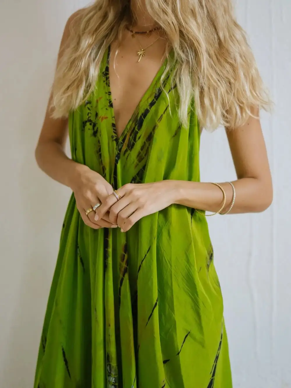 Wearable Cut Printed Dress