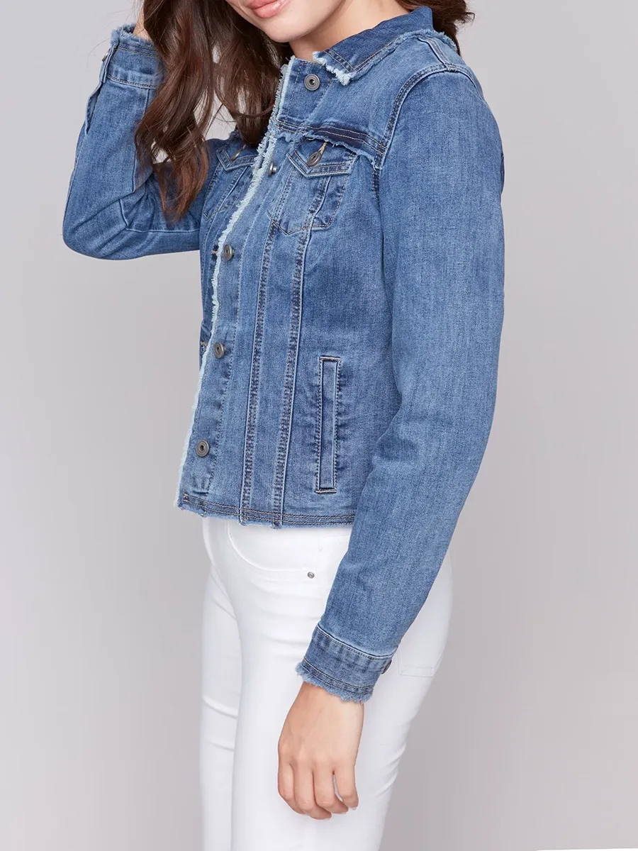 Women's Cotton Jacket With Multiple Pockets