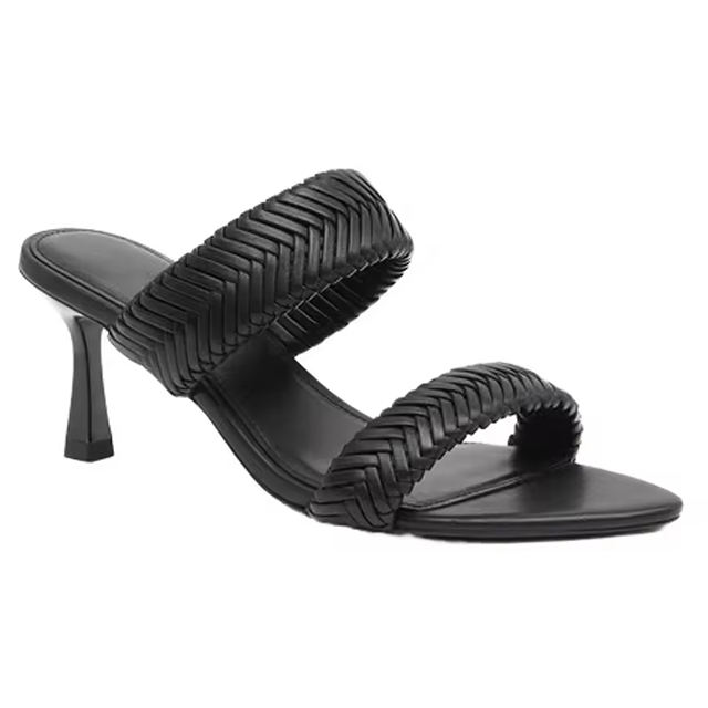 Elviera Pointed Toe Kitten Heel Sandals