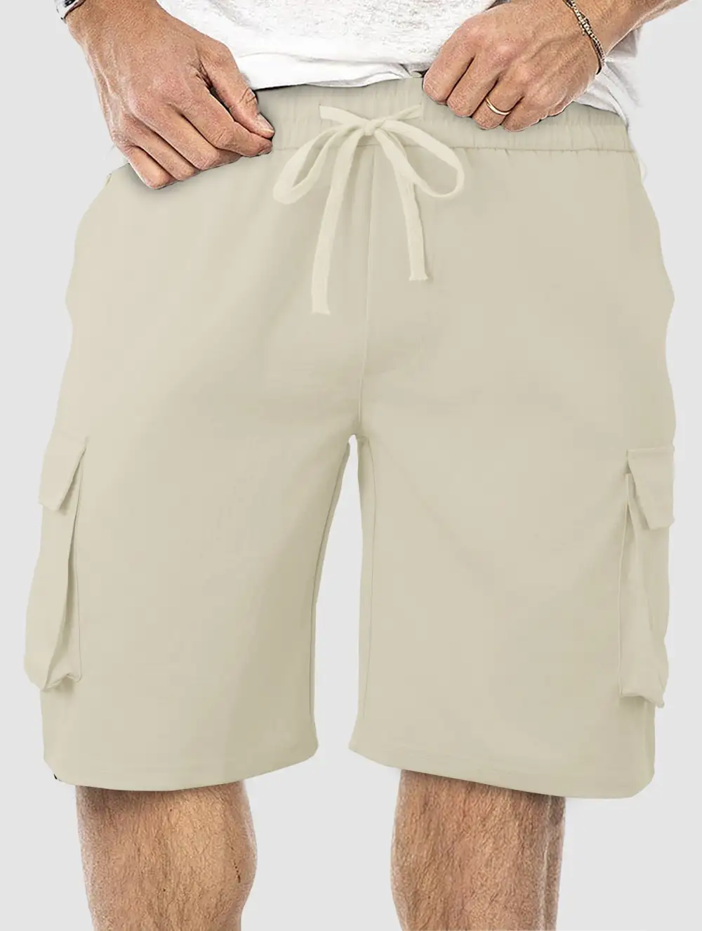 Men's Comfortable Multi Pocket Cargo Shorts for Travel and Leisure