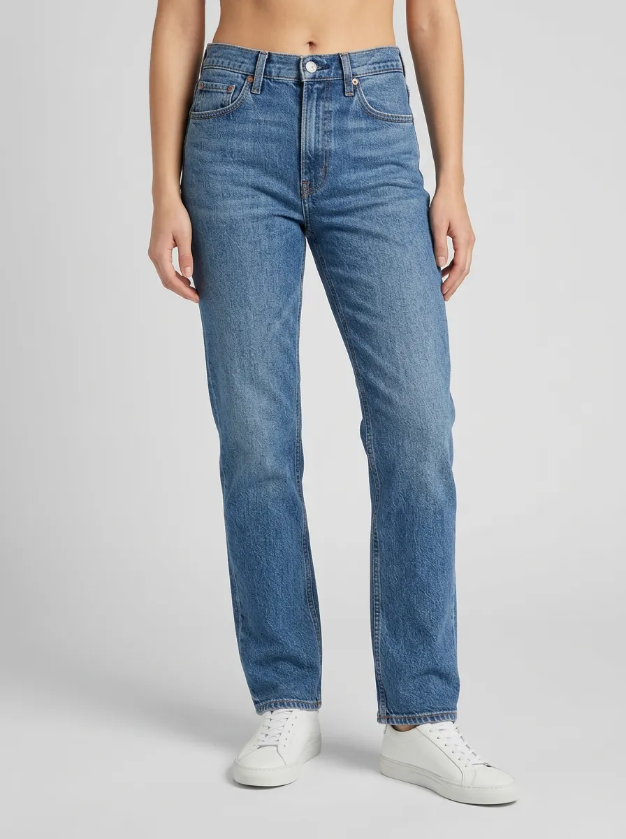 Everyday Denim with Washed Detail