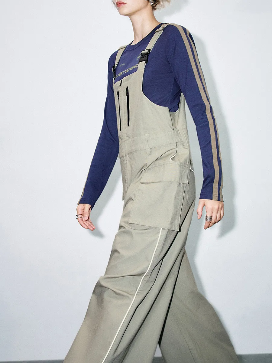 Casual Street Style Cargo Overalls