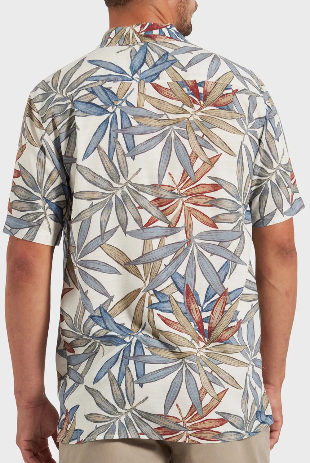 Tropical Print Short Sleeve Shirt