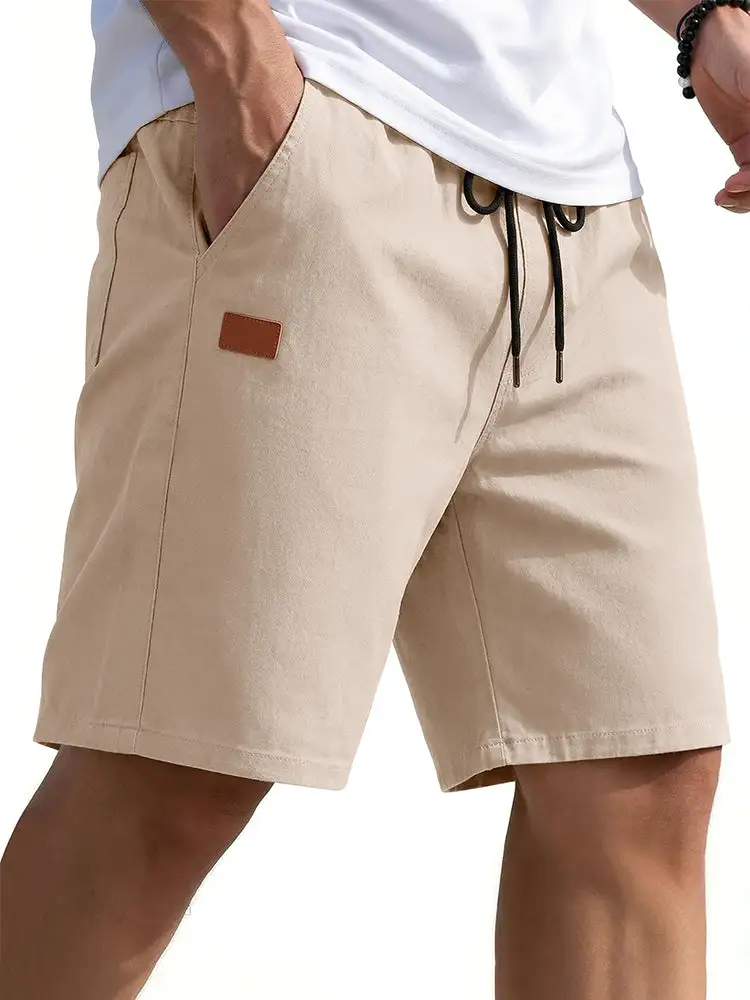 Men's Casual Cotton Blend Chino Shorts