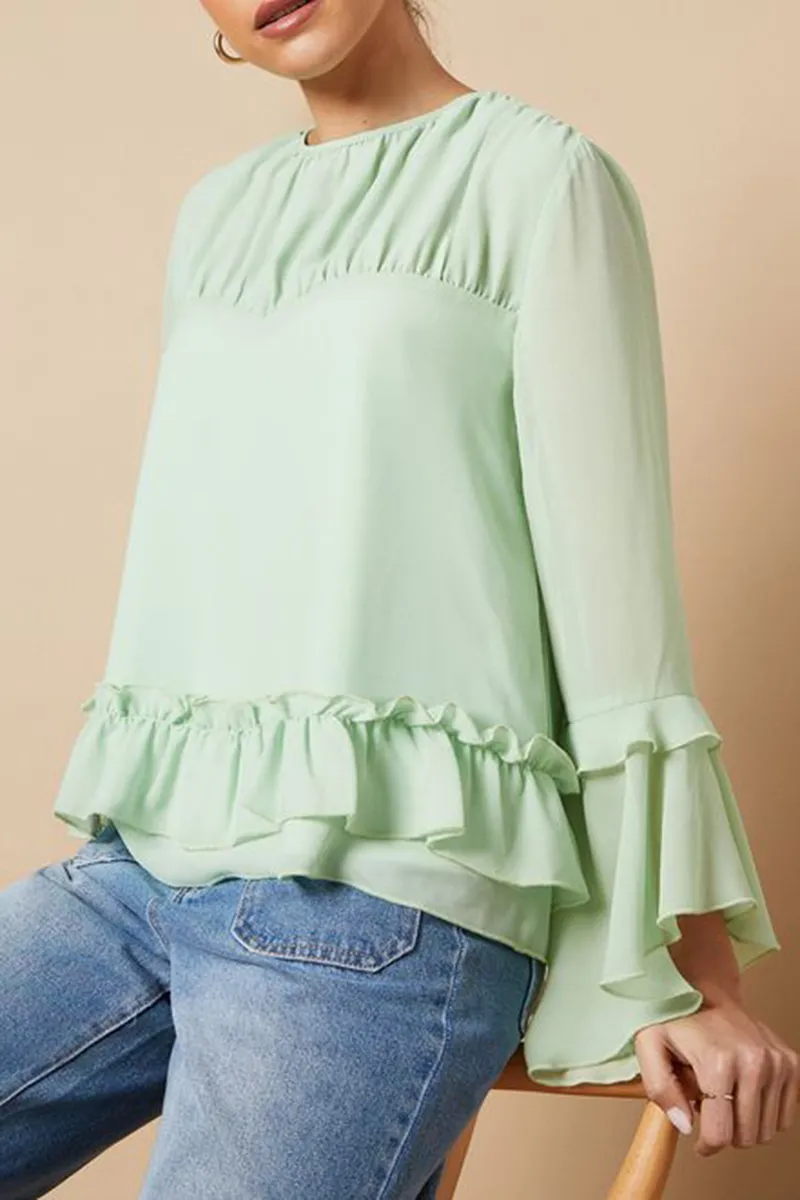 Casual Style Relaxed Silhouettee Top