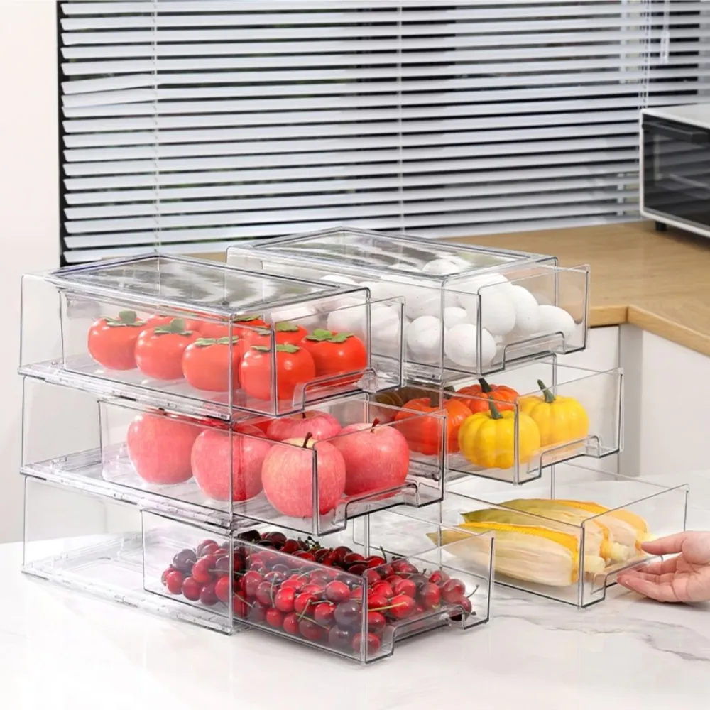 Clear Fridge Storage Container Collection