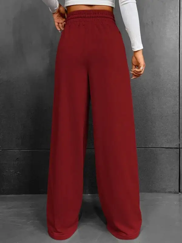 Straight Leg Loose Sweatpants Wide Outdoor