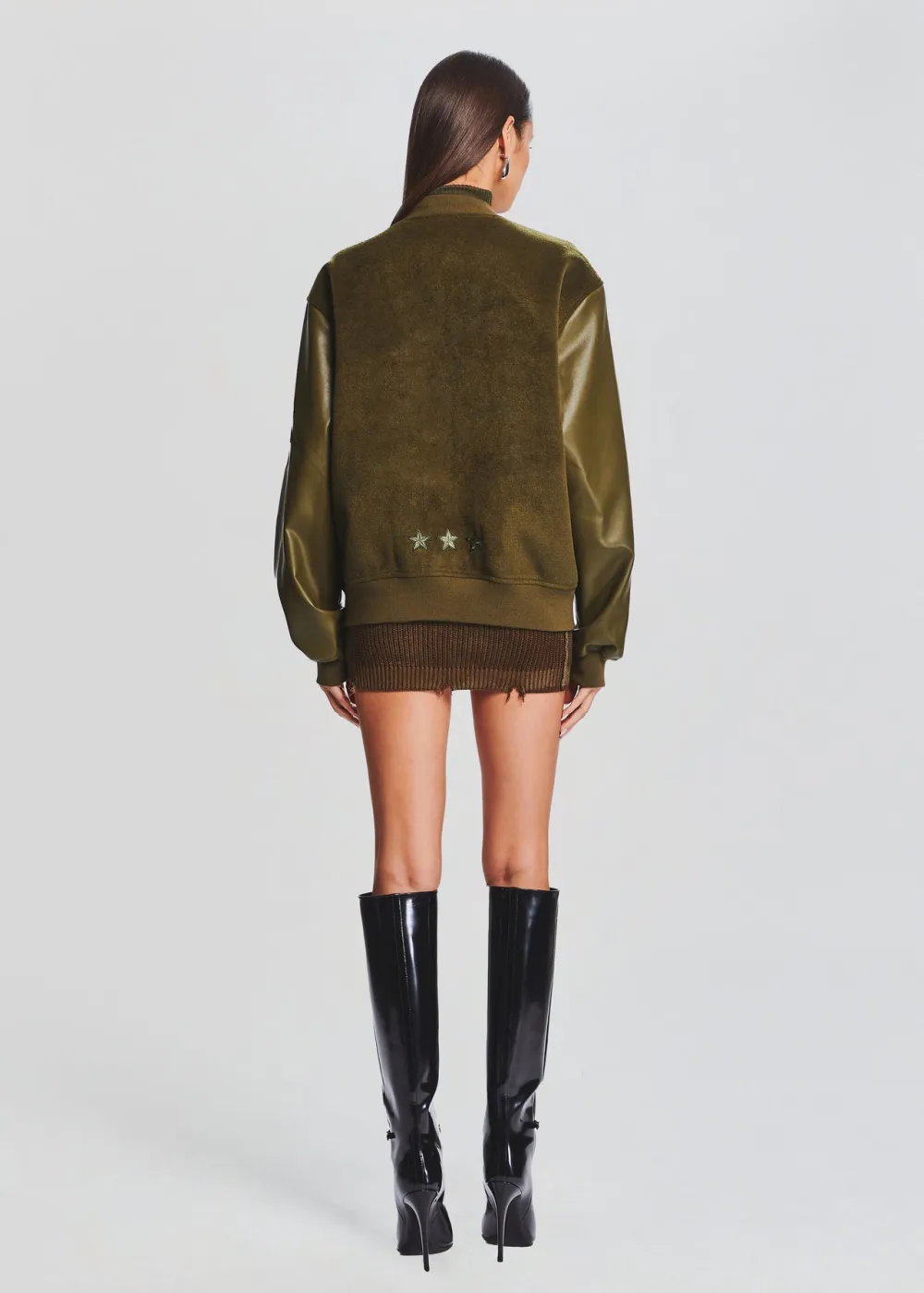 Letter Print Jacket