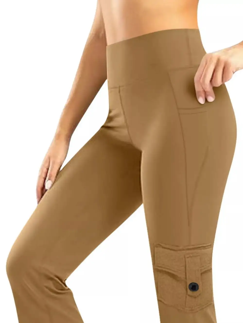 High Waist Pocketed Active Leggings