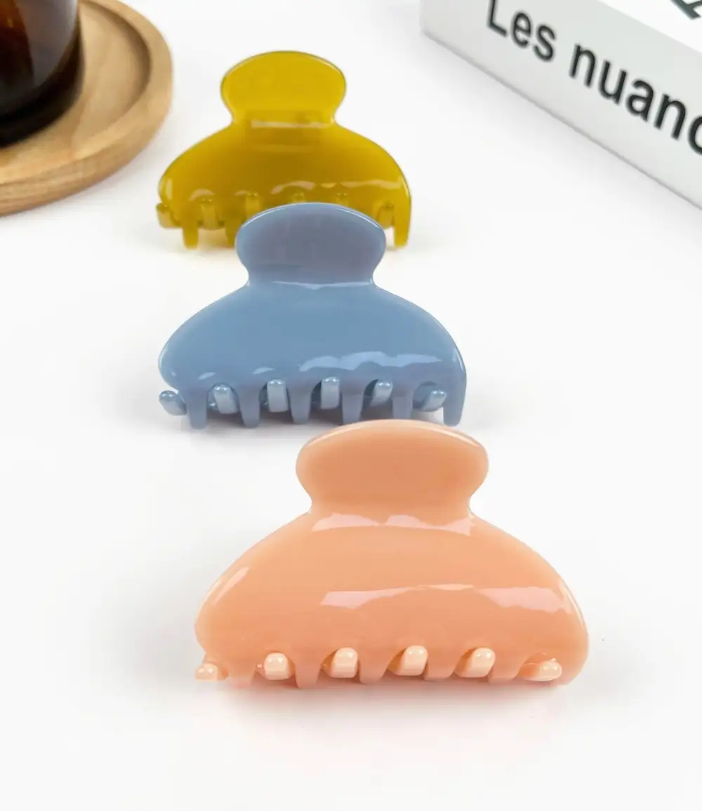 Retro Semi Circle Simple Hair Clip