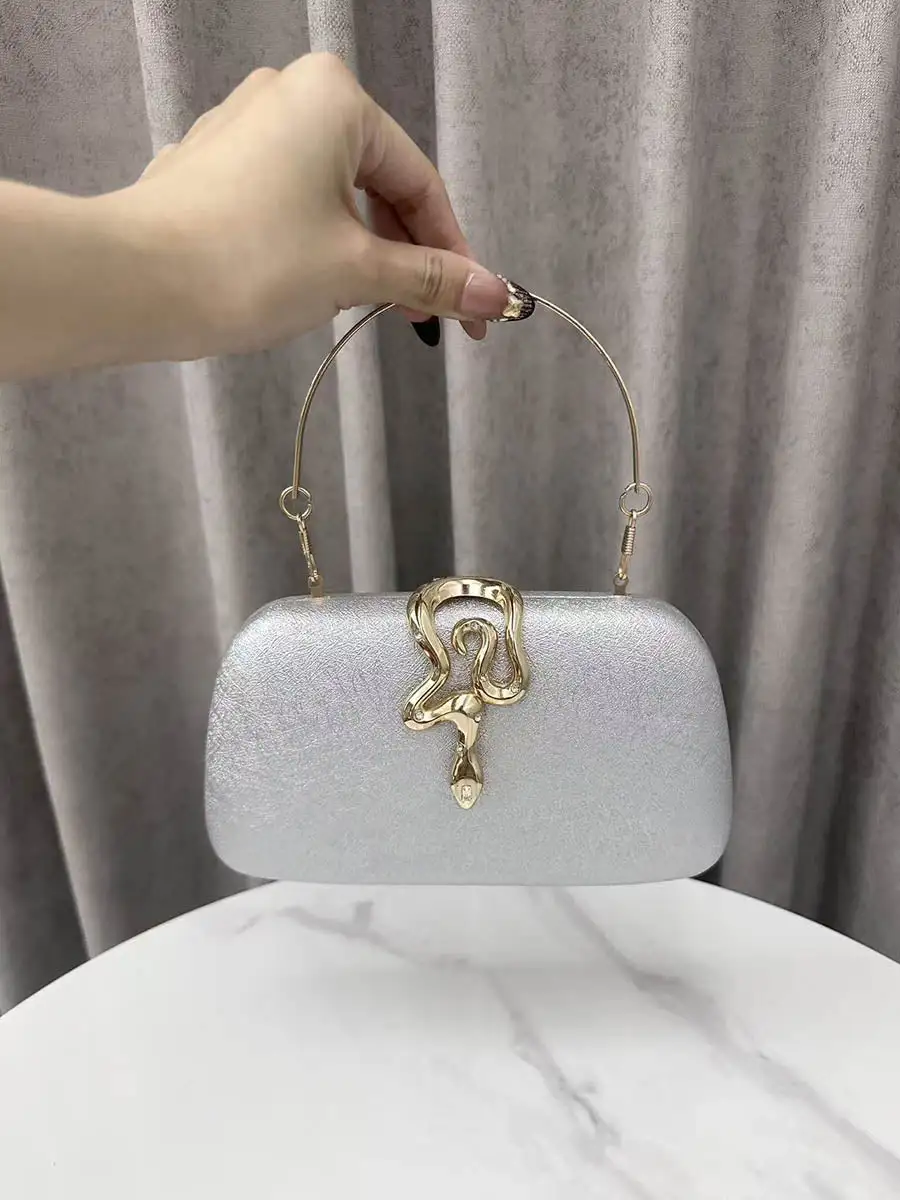 Asymmetric Chain Lock Crossbody Bag