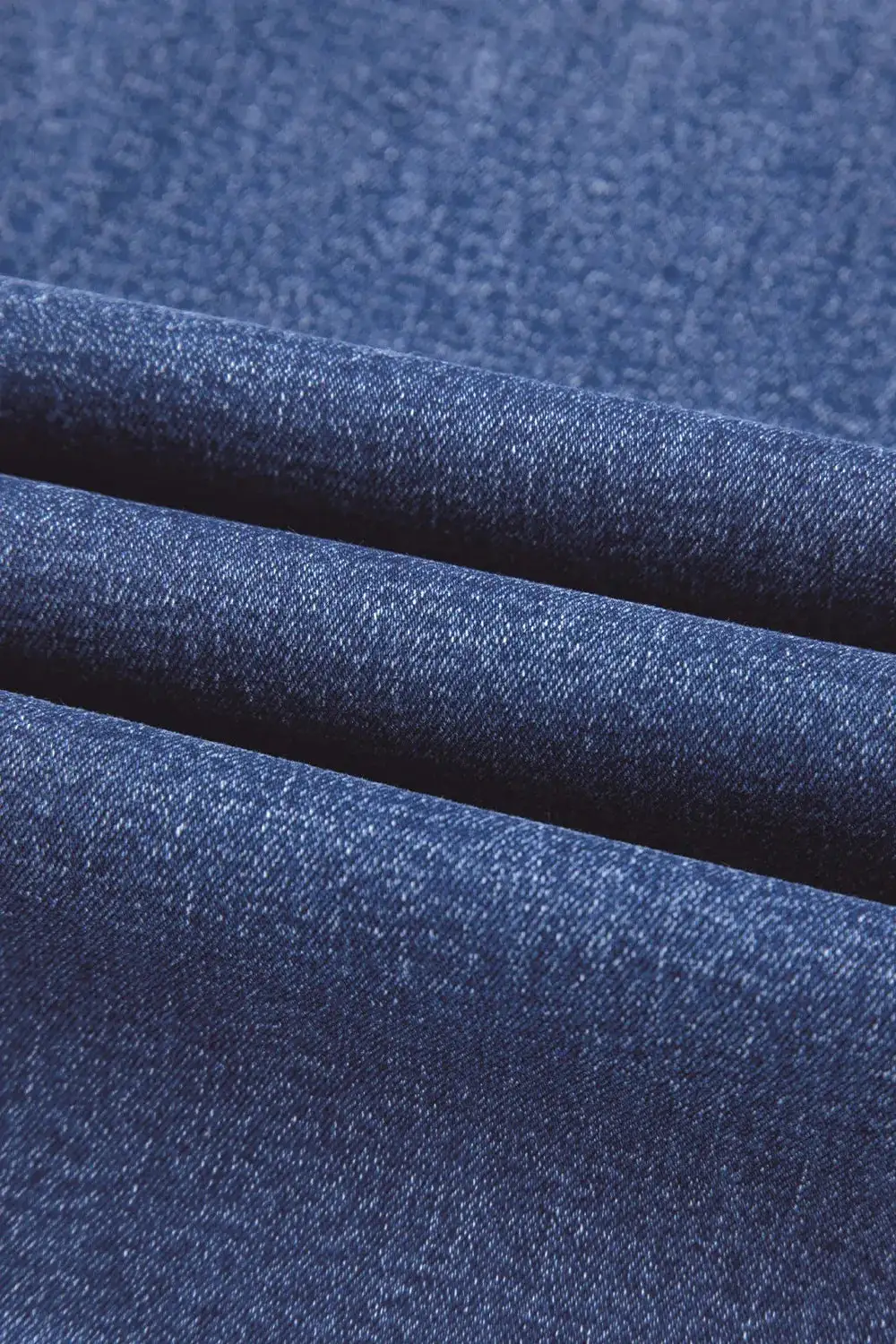 High Waisted Wide Leg Vintage Wash Denim Jeans