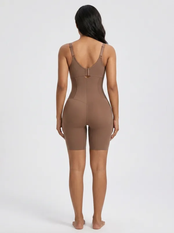 Refined Zip-Front Women's Zip-Front Shaping Bodysuit