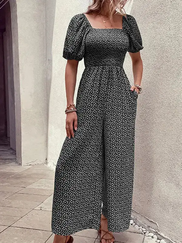 Tailored Everyday Printed Jumpsuit