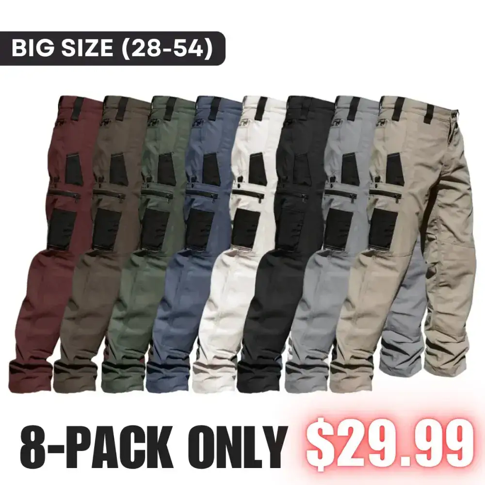 🔥 Clearance Sale | Men's Loose-Fit Utility Jeans – Limited Stock