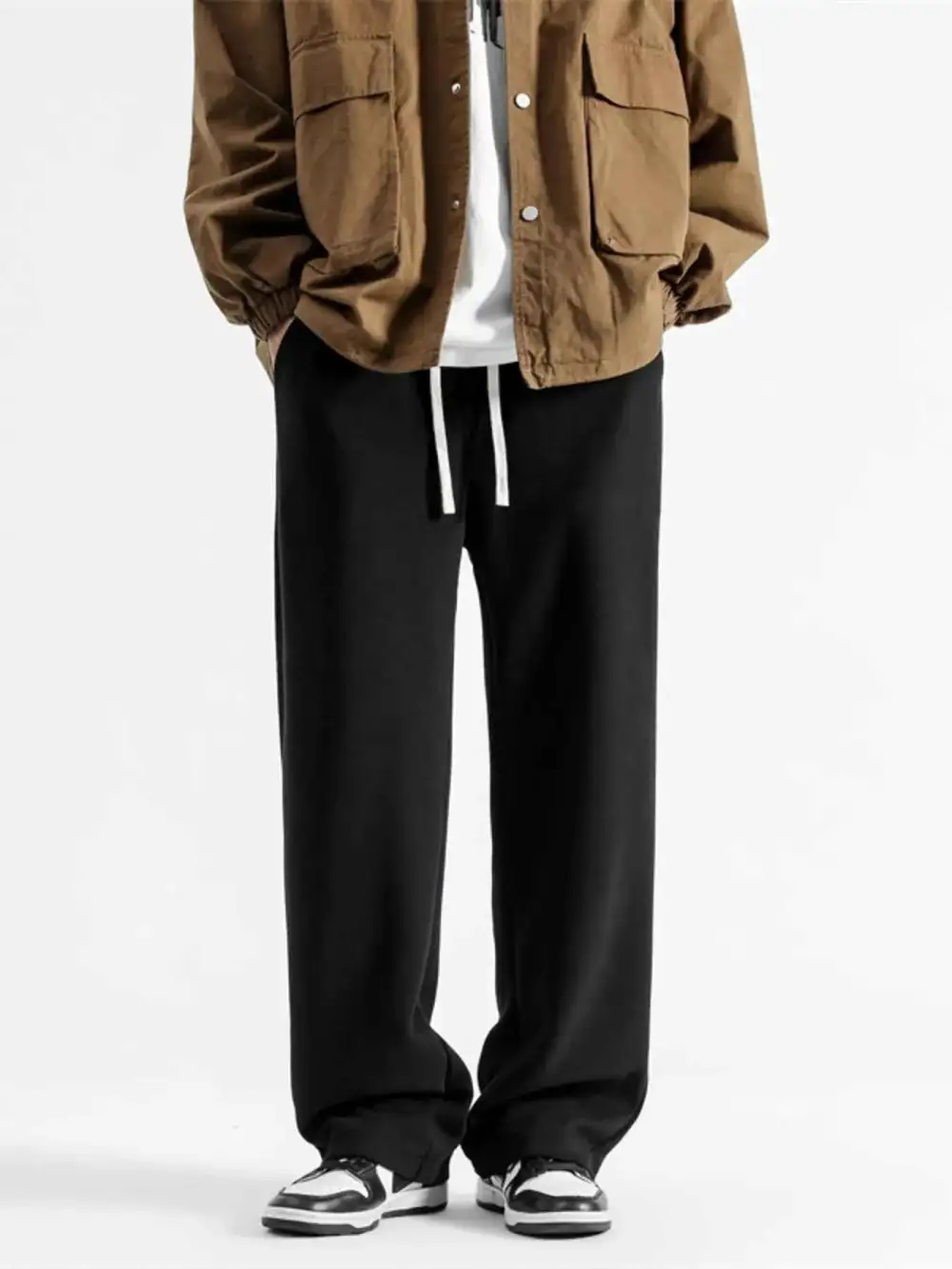 Casual Loose-Fit Drawstring Sweatpants
