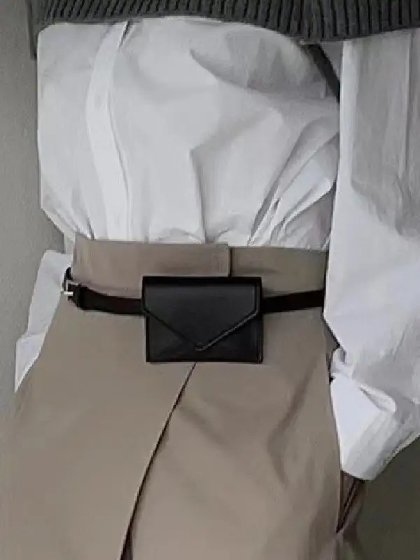 Structured Geometric Shoulder Bag